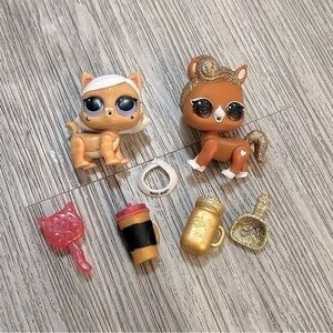 LOL Surprise pets kitty cats with accessories. Excellent condition